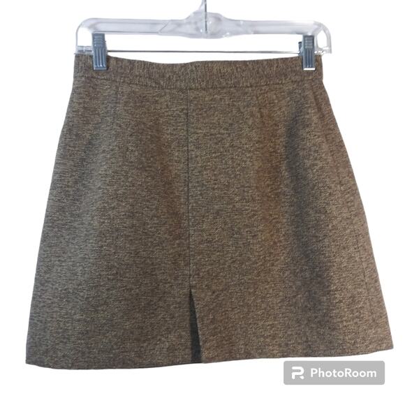 Snidel Beige Tan Tweed Mini Office Chic Size 0 - Picture 2 of 6